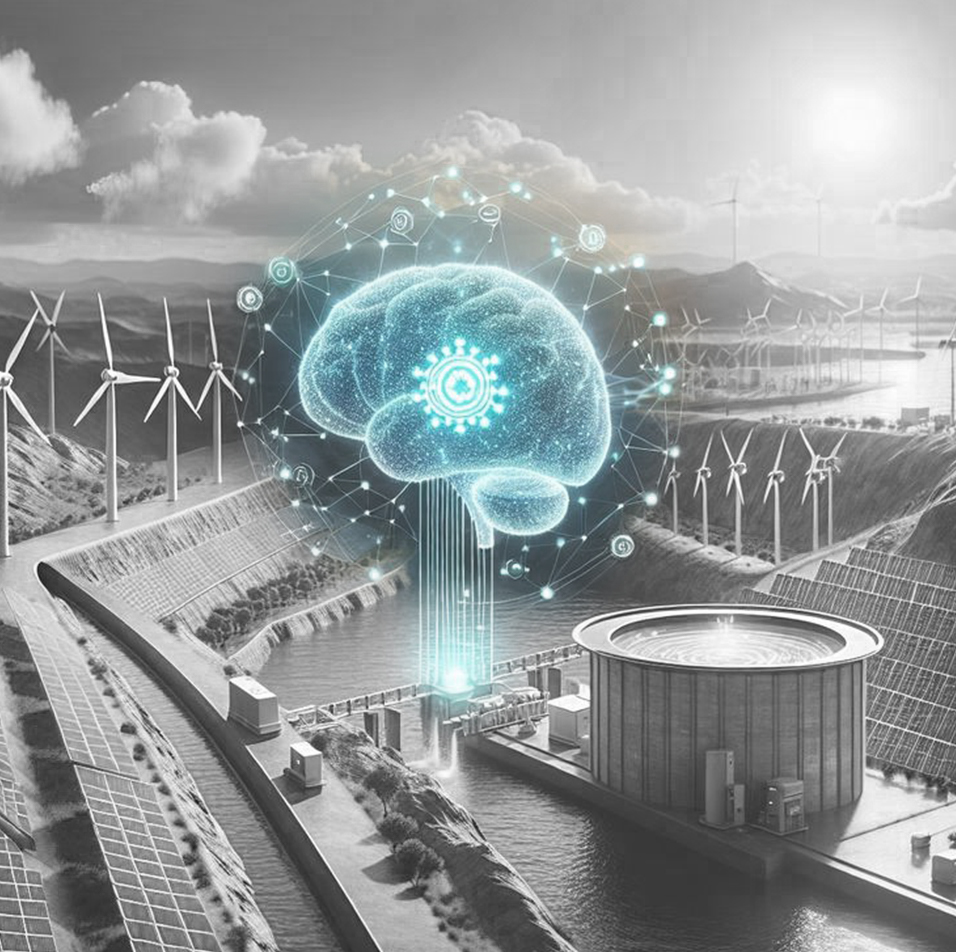 optimizing energy production, distribution and consumption in AI brainware solutions